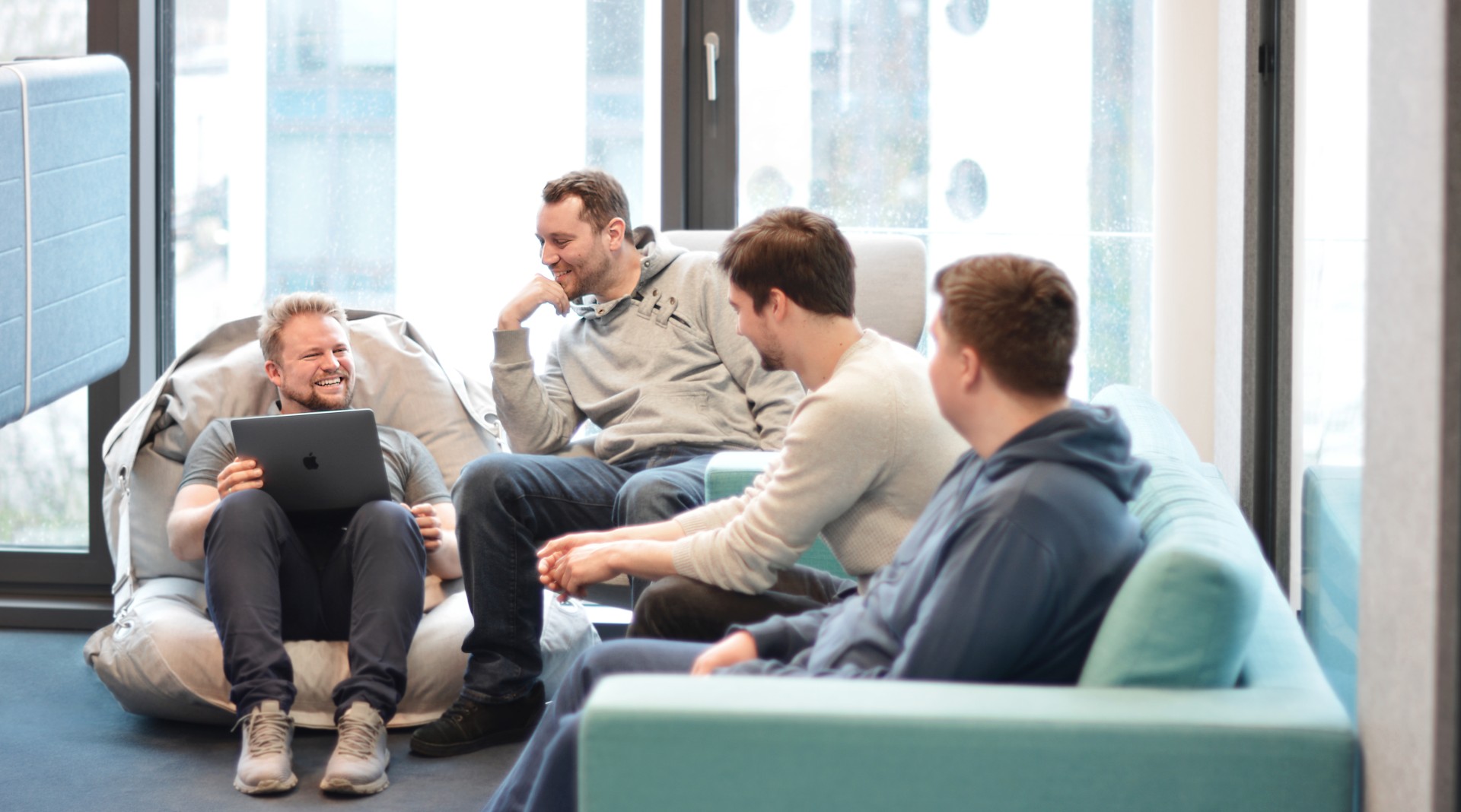 Entwickler bei savvytec im Büro in Paderborn