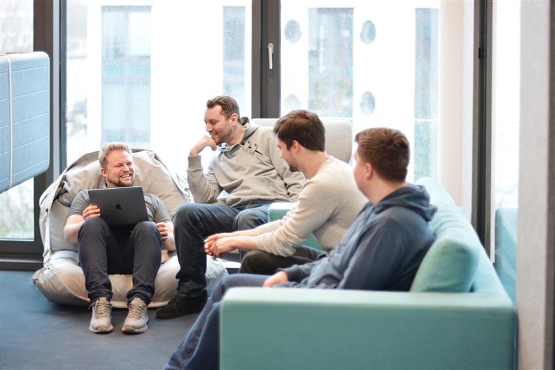 Unser IT Team bespricht eine Software Architektur