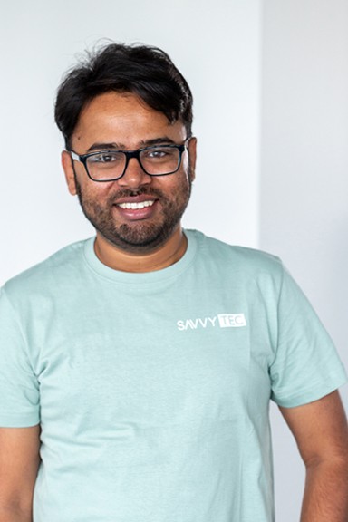 savvytec employee portrait of Chiru Revanna, Software Developer